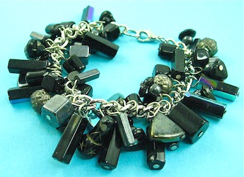  Blue black bracelet