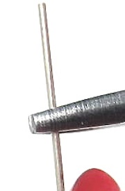 Bending wire for eye pin