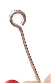 Completed eye pin Completed eye pin
