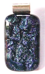 Dichroic Fused Glass Pendant