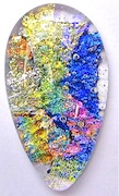 fused dichroic cast glass pendant fused dichroic cast glass pendant