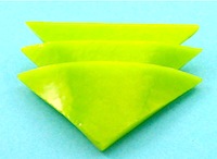 fused art glass triangular brooch fused art glass triangular brooch