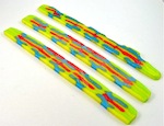 fused glass pattern bar slices