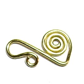 completed spiral bracelet clasp completed spiral bracelet clasp