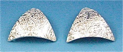 draped pmc earrings draped pmc earrings